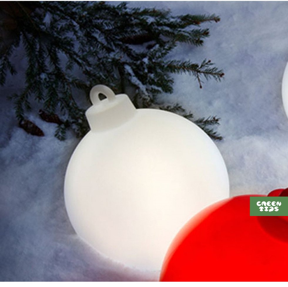 картинка Светильник Сияющий новогодний шар (солнечный) от магазина Greentips