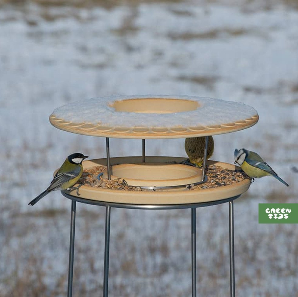 картинка Кормушка-керамическая для птиц от магазина Greentips