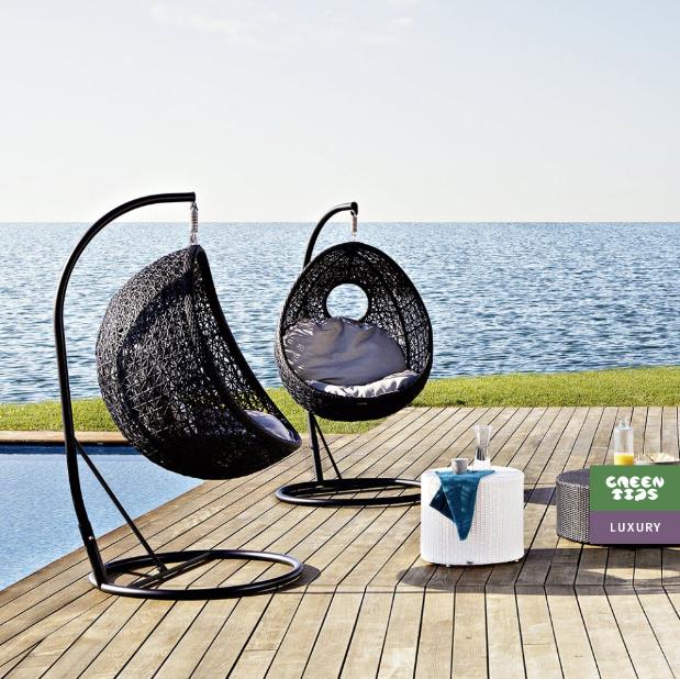 картинка Подвесные кресла черные ALTEA от магазина Greentips