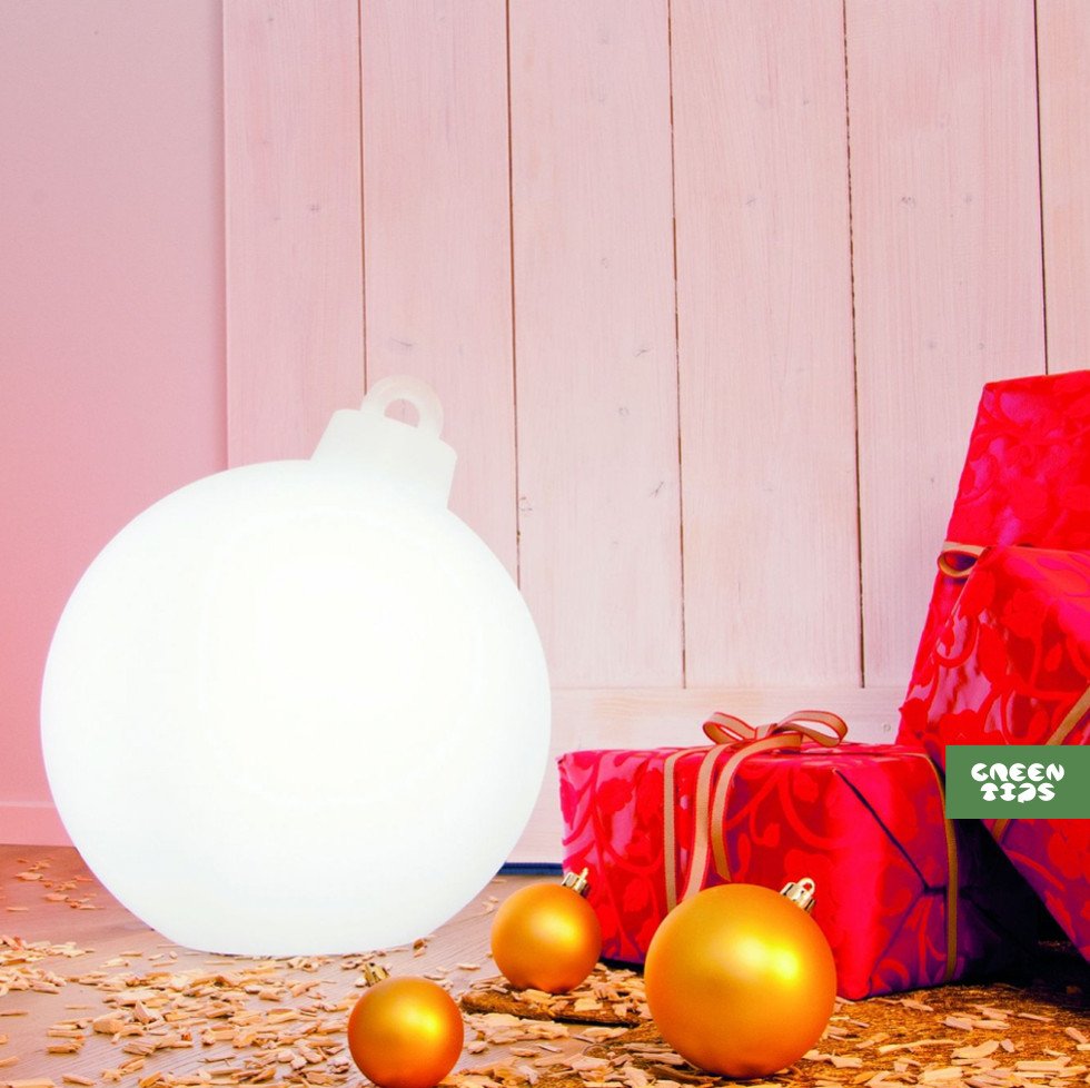 картинка Светильник Сияющий новогодний шар (солнечный) от магазина Greentips