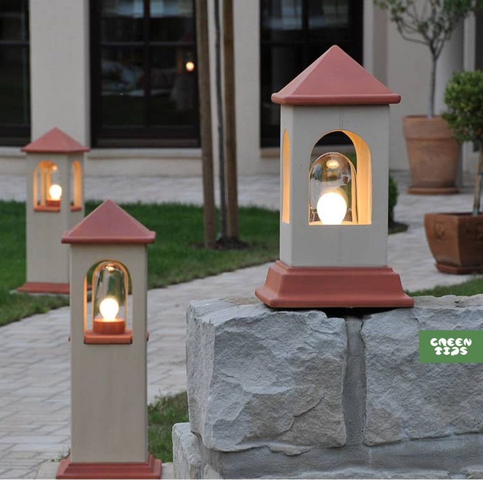 картинка Садовый светильник-маяк малый от магазина Greentips