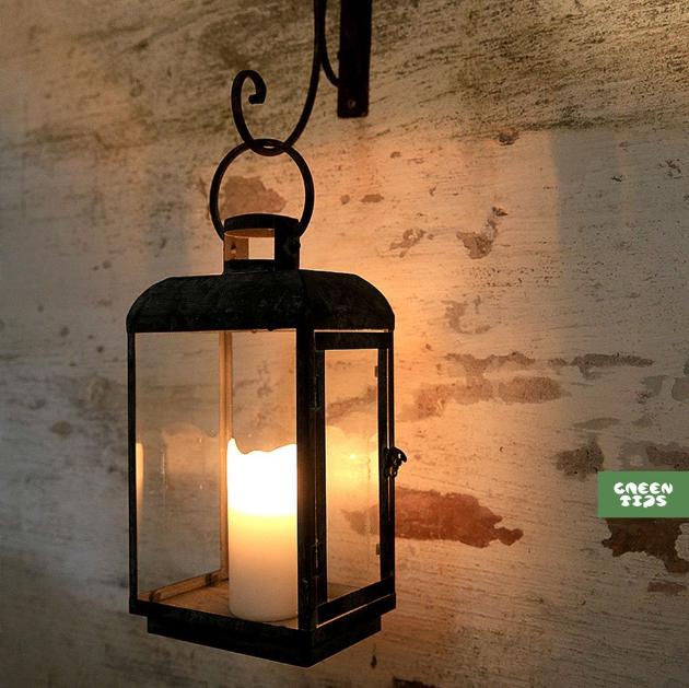 картинка Металлический свечной фонарь от магазина Greentips