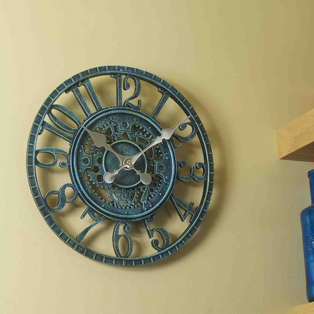 Часы настенные скелетоны Newby Verdiglis by Outside In в магазине Greentips